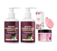 Holdes Champú Y Acondicionador Para Mujeres,Tratamiento Antiencrespamiento,Champú y Acondicionador Para Cabello Dañado - Para Hombres Para El Salón La Rutina De La Mañana Y El Cuidado Después Del
