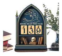 Holdes Contadores de libros, desafío de lectura, indicador de destino de libro para lector, profesor, bibliotecarios, oficina, salón, dormitorio, estudio