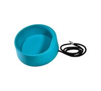 Holdes Cuenco de agua calefactable para perros - Estación de calor para bebedero alimentada por enchufe, cuenco de alimentación calefactable para mascotas, adecuado para perros, aves de corral