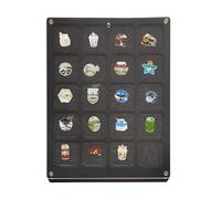 Holdes Exhibición de la colección de pines, 20 correas, organizador de pin, acrílico, expositor para pins de esmalte, alfileres de joyería, regalo de pin, entusiastas de los pines, insignias
