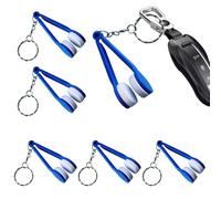 Holdes Herramienta de Limpieza de Gafas de Sol, guijarros de Gafas de Sol Eraser | 6 Piezas de Huella Digital galentre con Llavero | Accesorios Portátiles Accesorios Soft Nettaiteur para