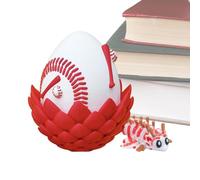 Holdes Huevo de dragón impreso en 3D | Juguete de oficina antiestrés, huevo de dragón fantástico, para adultos, deportes, oficina, hogar, decoración de viaje, cumpleaños