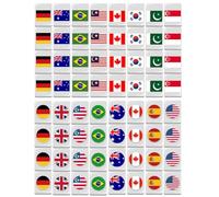 Holdes Juego de azulejos de bandera Mahjong, juego de combinación de azulejos de bandera,Juegos de Mahjong de bloques de juego de 64 piezas - Azulejos de juego de escape frente al mar para el hogar