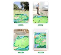 Holdes Juego De Golf Chipping,Alfombra De Juego De Chip De Golf para Niños,Set de Alfombrilla de Golpeo - para Casa Jardín Patio Césped Fiesta Carnaval Playa Garaje Campo Familiar Interior Exterior