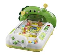 Holdes Juego de pinball de mesa, juegos de pinball para niños - Máquina arcade de animales de dibujos animados con luz colorida - Juguete interactivo, máquinas tragamonedas educativas para niños de 3