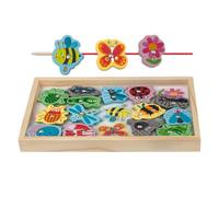 Holdes Juguetes de de Madera | Juegos de magnéticos 2 en 1 Seguros e inofensivos | Juguete Diseño Realista para Navidad, Pascua y Regalos de cumpleaños.