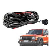 Holdes Kit de cableado de barra de luz, arnés de relé de barra de luz, Kit de mazo de cableado para coche, Juego de mazos de cableado para faros antiniebla y proyector