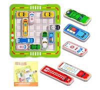 Holdes Laberinto de Coche Magnético, Juego de mesa de aparcamiento de Coche - Actividades de aprendizaje preescolar - Juguetes sensoriales de habilidades motoras Fine que salen del Garaje para el