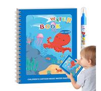 Holdes Libros para colorear para niños pequeños - Equipo de pintura recargable para niños pequeños, con accesorios, juguetes educativos para viajes, aviones y viajes