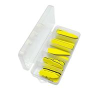 Holdes Materiales para atar moscas, 15 piezas de accesorios de espuma para atar moscas, juego de herramientas de popper flotantes en seco con accesorios de de alta densidad para pescadores y