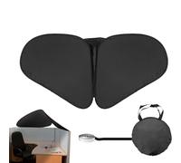 Holdes Oficina Escritorio Protección contra deslumbramiento, Negro Antideslumbrante Resistente a los rayos UV Tragaluz, Separador Escritorio Cubierta para Lugar de Trabajo para Hogar Estudiante