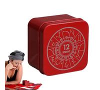 Holdes - Organizador Decorativo para Tarjetas de Tarot, portatarjetas de Tarot | de Almacenamiento de Joyas | de Tarot portátil de Plantilla de impresión Decorativa para organización