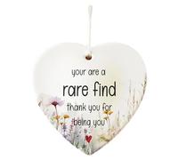 Holdes para árboles de Navidad,Amistad para árboles de Navidad - Colgante acrílico en Forma de corazón de la Amistad para Amigos | Decoración del árbol de para Amigos, Hermana, él, Ella.