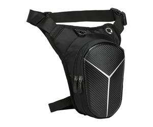 Holdes - para Muslo, Bolsillo extraíble con arnés, 2 Bolsillos con Cremallera Ajustable para Camping, Ciclismo, Senderismo, Viajes, Turismo de Pesca