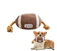 Holdes para Perros De Peluche,Accesorios para Mascotas,Diseño De Pelota Deportiva Interactivo con Cuerda De Algodón | para Morder, Jalar Y Juego De Fuerza Interior