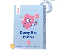 Holdes Parches Oculares Infantiles,3 Pares de Parches Saludables y Relajantes,Vendas Adhesivas con Diseño de Dibujos Animados - Para Mañana Noche Casa Estudio y Viaje para Niños y Niñas