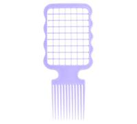 Holdes Peines de cola - Peine de cola para cabello afroamericano,Cepillo de pelo multifuncional afroamericano, accesorios de peluquero para permanente de aluminio, rastas africanas