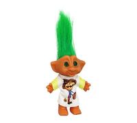 Holdes Pequeñas muñecas troll, decoración navideña, muñeca pequeña y fea - Retro Divertida Figura decorativa para sala de estar Banco de libros Escritorio Decoración