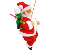 Holdes Santa Claus Escalando, Decoración Navideña Musical con Luz, para Puerta De Santa De Invierno, para Niños Hogar Exterior Fiestas Puerta Principal Jardín Techo Aula Árbol Ventana Navidad