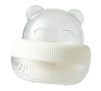 Holdes - Soporte de esponja de maquillaje, organizador de esponja de maquillaje, diseño de oso de oso y funda para esponja de belleza para viajar, contenedor mezclador de maquillaje,