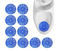 Holdes Tamiz de orinal para baño de hombre, limpiador de orinal, 10 x desodorizantes limpiadores de inodoros, almohadillas de duraderas, quitamanchas y ambientador