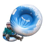 Holdes Tubos de Nieve para Tubo de Nieve Inflable | Tubo de Trineo de Nieve Robusto con 2 asas | Juguetes de invierno al aire libre Plegables, trineo de nieve inflable para adultos y patinaje de