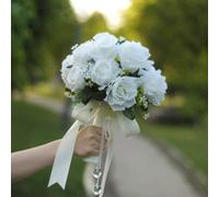 Holding A Bouquet Of Flowers Korean Wedding Ceremony Simulation Rose Bouquet Bride Holding A Bouquet Of Flowers Shooting Props Flye254369