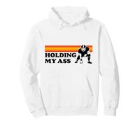Holding My Ass Funny Offensive Lineman Football O-Line Sudadera con Capucha