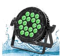 HOLDLAMP Par Foco de 120 W con mando a distancia, 20 luces de discoteca RGBUV DMX512, soporte para reunión familiar, escenario, DJ, fiesta, espectáculo, bar, Halloween, Navidad, 427