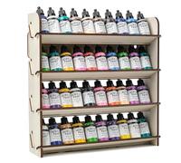 HOLDLEAF Estantería de pared para pinturas de mesa y modelismo, organizador universal de colores compatible con Citadel, Vallejo, Tamiya, Army Painter y Revell