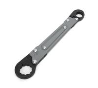 Holdly - Llave para llaves de paso angulares, herramientas de fontanería profesional para instalar una nueva llave de paso angular y quitar el anillo de compresión, (llave angular, plateado)