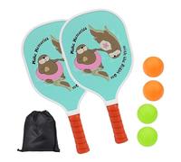Hole Ball Paddle Set, Ball Competition Kit Beginners, 17.83x14.09x5.67 pulgadas, Large Lightweight with Easy Grip Handle, Racket Area Sports Accessories for Indoor and Outdoor Courts