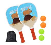 Hole Ball Paddle Set, Ball Competition Kit Beginners, 17.83x14.09x5.67 pulgadas, Large Lightweight with Easy Grip Handle, Racket Area Sports Accessories for Indoor and Outdoor Courts