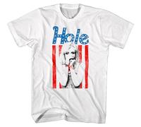 Hole Courtney Love USA Flag Men's T Shirt American Rock Band Concert Tour