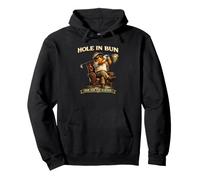 Hole in Bun Vintage Hot Dog Maestro de la Parrilla Regalo Sudadera con Capucha