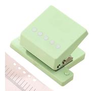 Hole Punch for Kids - Portable Non Slip Manual, Cutting Tools Badge Hole Punch, Scrapbooking Supplies, Binder Discbound Planner Studio, Easy Use Safe Durable Creative Craft Tool