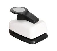 Hole Punch - Round Metal Material Embossing Puncher | DIY Cutters For Business Scrapbook And Greeting Cards | For School Classroom Office Planner Envelope Invitation Paper Use