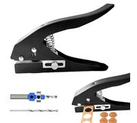 Hole Puncher Single - Punch Handheld, Herramienta De Reparación | Puncher De Etiqueta De Papel Pesado, Cortador De Etiquetas De Hoja De PVC, Perfecto Para Álbumes De Recortes, Elaboración, Uso En El A