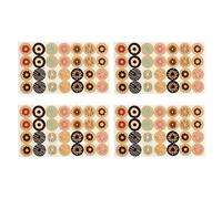 Hole Reinforcement Stickers - Round Paper Protectors | Self Adhesive Label Circles for Notebook Pages, Binder Paper with Drafting Notes, File Organization, Priced Tags, School Supplies Stationery