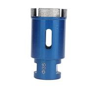 Hole Saw Opener M14 Diamond Drill Bit Cutter, Diamond Hole Saw for Marble Granite, Blue 68mm Stone Cutting Tool with M14 Female Thread for Ceramic Tile Concrete Drilling (35mm)