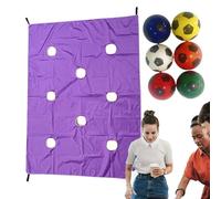 Hole Tarp Team Building Game, Group Ejercise Activity, 2,99 pulgadas Sturdy & Portátil, Engaging Challenge for School, Corporate Training, Backyard, and Teamwork Development