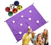 Hole Tarp Team Building, Group Ejercise Activities, 2.99 Lightweight Outdoor Challenge, Portable Game Design, Bright Corporate Color for School, Training, Backyard Fun