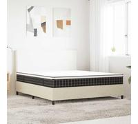 Holekex Colchón Bonnell con muelles medianos de 180 x 200 cm, funda transpirable lavable, ergonómico con espuma fría y visco, apoyo de zonas para espalda y columna vertebral