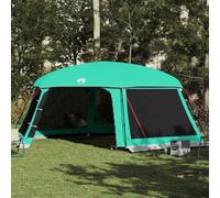 Holepyr Tienda de campaña para piscina con toldo extraíble y paredes de red, 512 x 458 x poliéster con revestimiento de poliuretano, para piscinas redondas de hasta, ligera y portátil, ideal para