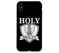 Holey Moley Animal Juego de palabras Amante Topo Susurrador Topo Carcasa para iPhone XS Max