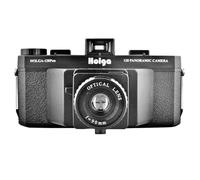 HOLGA 120PAN - Cámara de película panorámica negra Lomo de formato medio, 120 PAN
