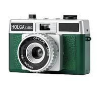 Holga 135BC Green Silver Lomo - Cámara de película de 35 mm con efecto de esquina negra