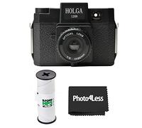 Holga Cámara de película de formato medio 120N con zapata caliente, negro | Ilford HP5 Plus película negativa en blanco y negro
