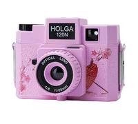 Holga Cámara de película de formato medio 120N Pink Blossom Lomo