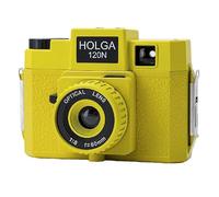 HOLGA Cámara de película Lomo de formato medio amarillo 120N con lente de plástico